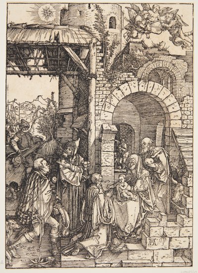 Klanění tří králů od Albrecht Dürer