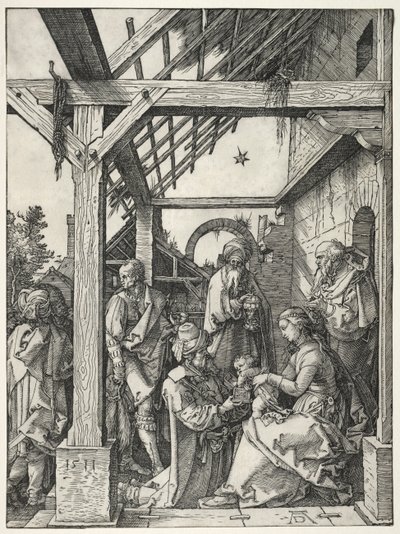 Klanění tří králů od Albrecht Dürer