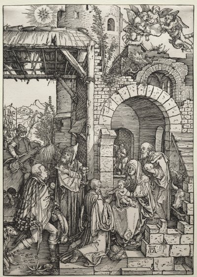 Klanění tří králů od Albrecht Dürer