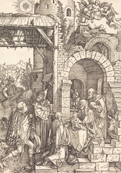 Uctívání Magi, c. 15011503. od Albrecht Dürer
