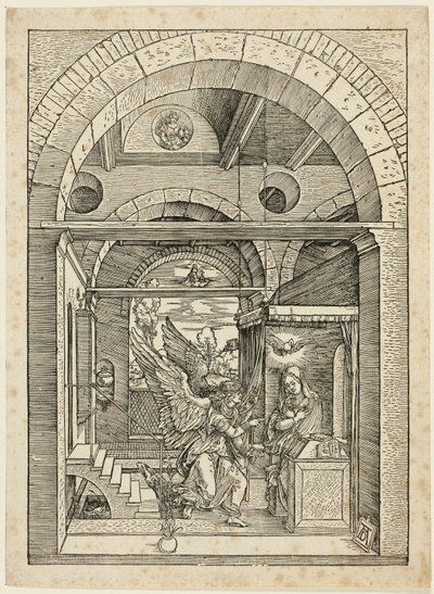 Zvěstování, ze Života Panny od Albrecht Dürer