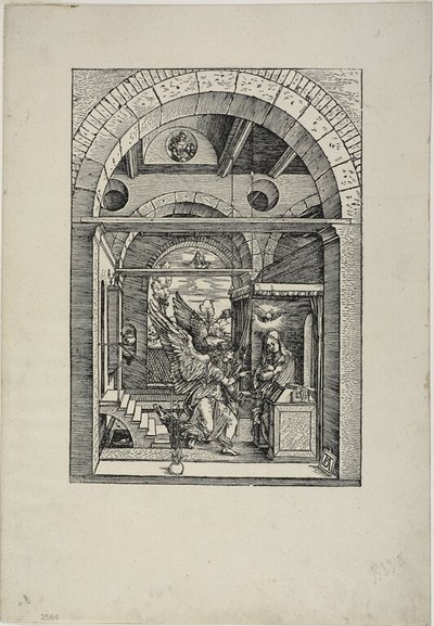 Zvěstování ze Života Panny Marie od Albrecht Dürer