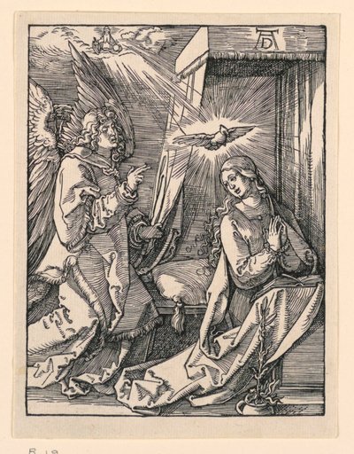 Zvěstování ze série Malé vášně od Albrecht Dürer