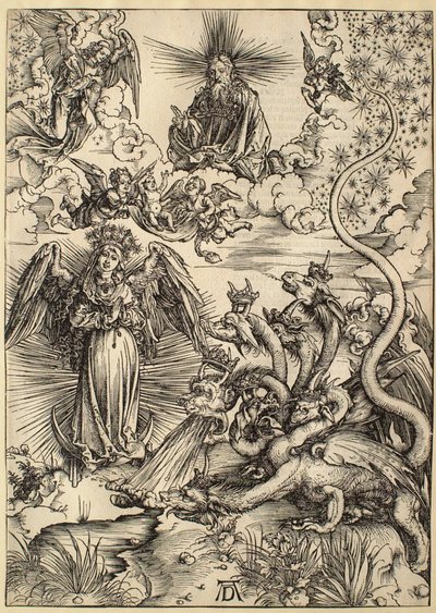 Apokalypsa: Apokalyptická žena od Albrecht Dürer
