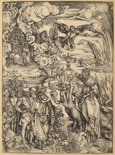 Apokalypsa: Babylonská nevěstka od Albrecht Dürer