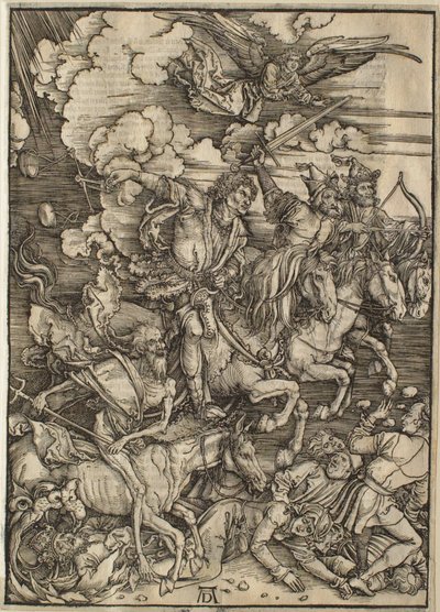 Apokalypsa: Čtyři jezdci od Albrecht Dürer