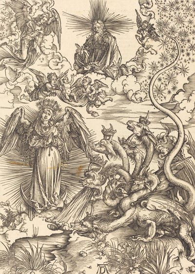 Apokalyptická žena, 1498. od Albrecht Dürer