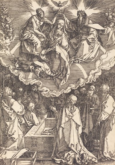 Nanebevzetí a korunovace Panny Marie, 1510. od Albrecht Dürer