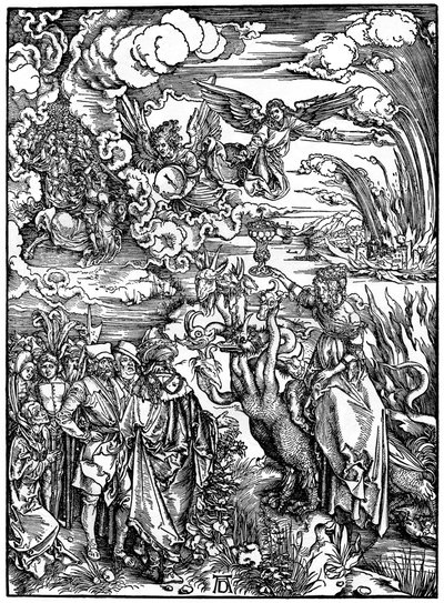 Babylonská děvka, 1498, 1936. od Albrecht Dürer