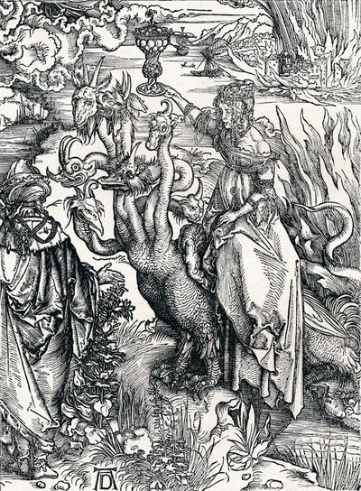 Babylonská děvka, 1498, 1906 od Albrecht Dürer