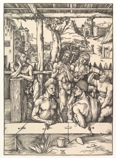 The Bath House.n.d. od Albrecht Dürer