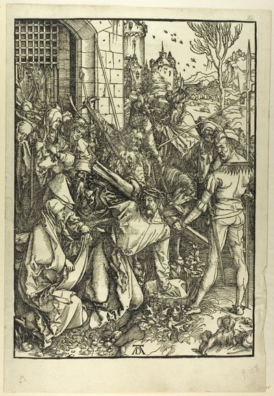 Nesení kříže, z Velkého umučení od Albrecht Dürer