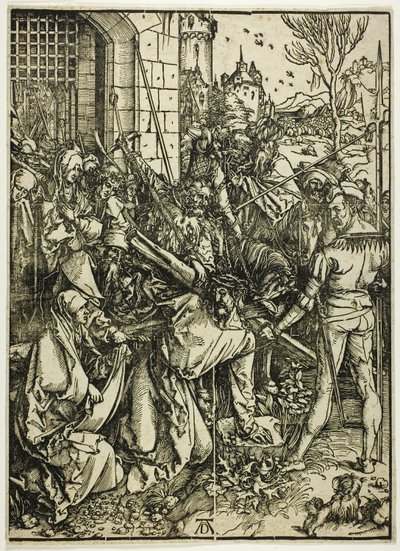 Nesení kříže, z Velkého umučení od Albrecht Dürer