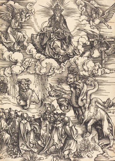 Bestie se dvěma rohy jako beránek, pravděpodobně c. 14961498. od Albrecht Dürer