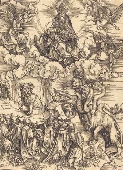 Bestie se dvěma rohy jako beránek, pravděpodobně c. 14961498. od Albrecht Dürer