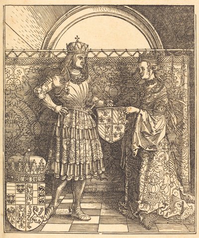 Zasnoubení Maxmiliána s Marií Burgundskou, 1515. od Albrecht Dürer