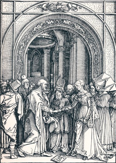 Zasnoubení Panny, 1506 1906. od Albrecht Dürer
