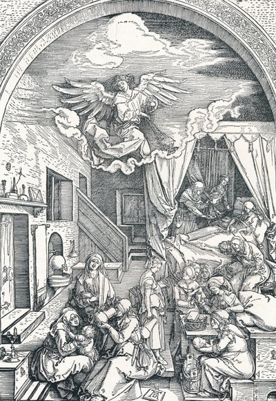 Narození Panny Marie, c1503-1504, 1906 od Albrecht Dürer