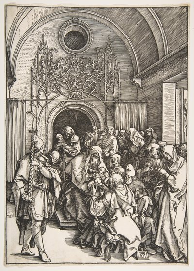 Obřízka, ze Života Panny.n.d. od Albrecht Dürer