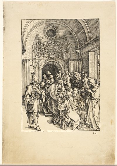 Obřízka Krista, ze Života Panny od Albrecht Dürer