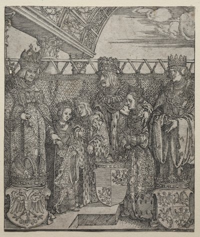 Kongres knížat ve Vídni od Albrecht Dürer