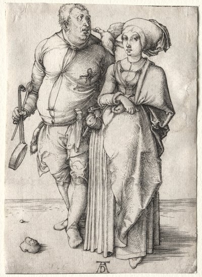 Kuchař a jeho žena, pravděpodobně 1497. od Albrecht Dürer