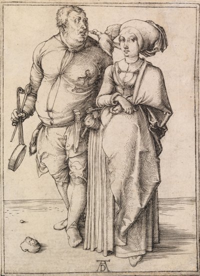 Kuchař a jeho žena od Albrecht Dürer