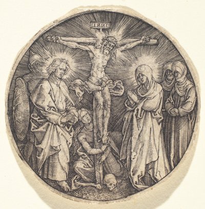 Ukřižování zvané Maxmiliánova hlavice meče, c. 1518. od Albrecht Dürer