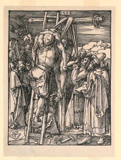 Sestup z kříže (The Deposition), ze série Malé vášně od Albrecht Dürer