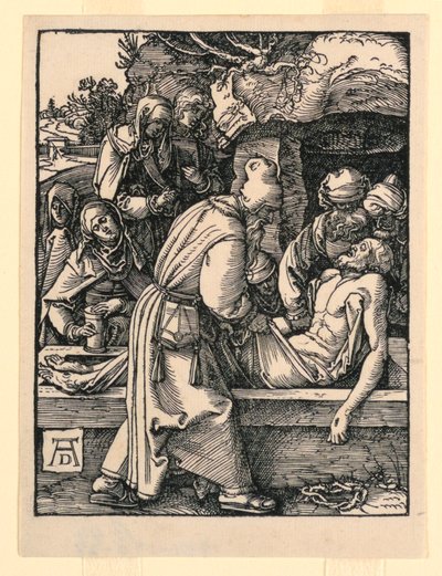 The Entombment, ze série The Little Passion od Albrecht Dürer