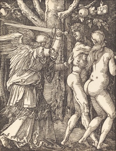 Vyhnání z ráje, 1510. od Albrecht Dürer