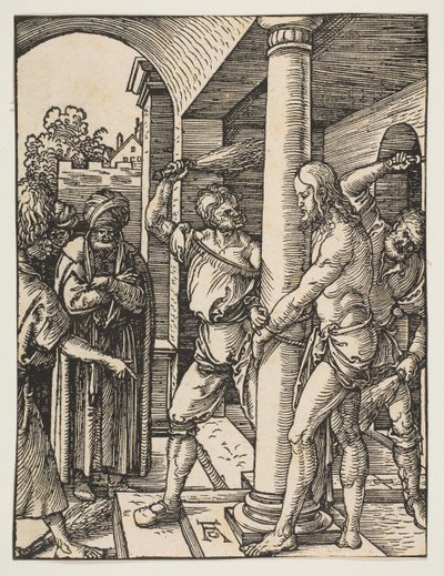 Flagellation, od Malé vášně, ca. 1509. od Albrecht Dürer