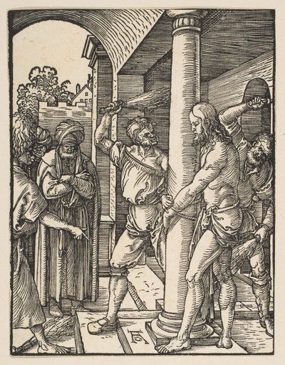 Flagellation, od Malé vášně, ca. 1509. od Albrecht Dürer