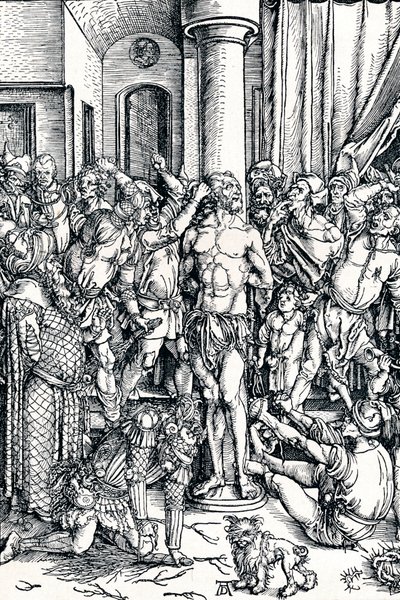 Bičování Krista, 1498 1906 od Albrecht Dürer