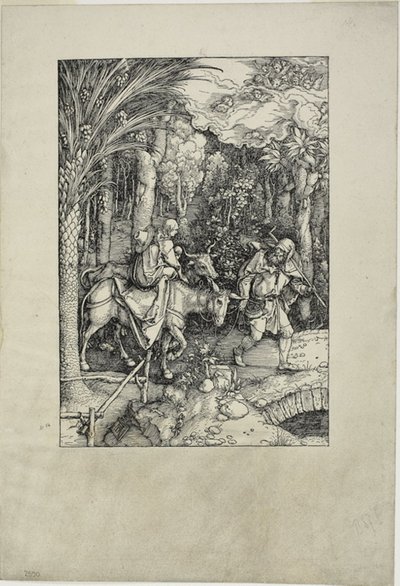 Útěk do Egypta, ze života Panny od Albrecht Dürer