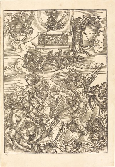 Čtyři andělé pomsty od Albrecht Dürer