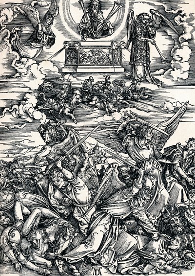 The Four Avenging Angels, 1498 1906 od Albrecht Dürer