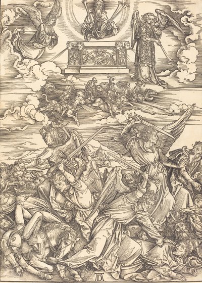 The Four Avenging Angels, pravděpodobně c. 14961498. od Albrecht Dürer