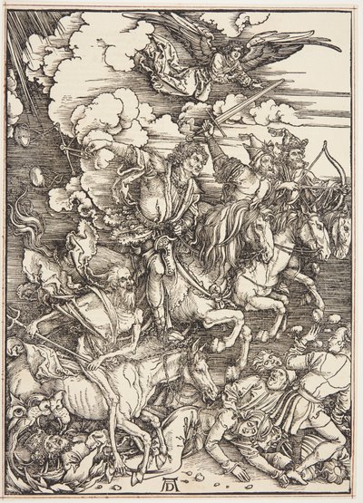 Čtyři jezdci z Apokalypsy od Albrecht Dürer