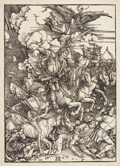 Čtyři jezdci z Apokalypsy od Albrecht Dürer