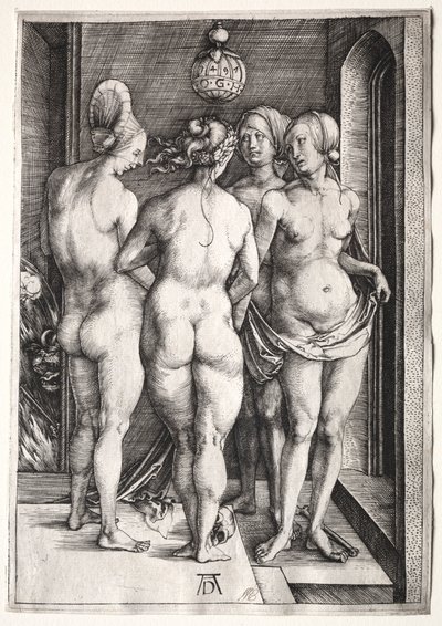 Čtyři čarodějnice (Čtyři nahé ženy) od Albrecht Dürer