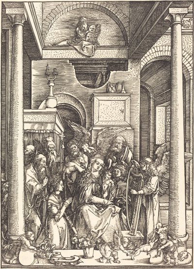 Oslava Panny od Albrecht Dürer