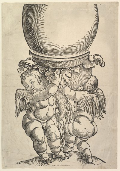 Spodní blok Velkého sloupu, 1517. od Albrecht Dürer