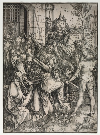 Velké utrpení: Kristus nesoucí kříž od Albrecht Dürer