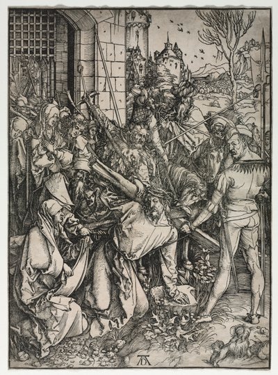 Velké utrpení: Kristus nesoucí kříž. od Albrecht Dürer