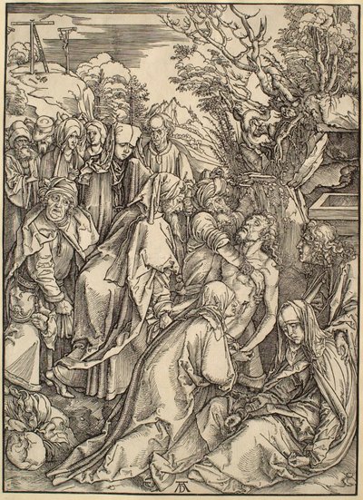 Velké utrpení: Snímání z kříže od Albrecht Dürer