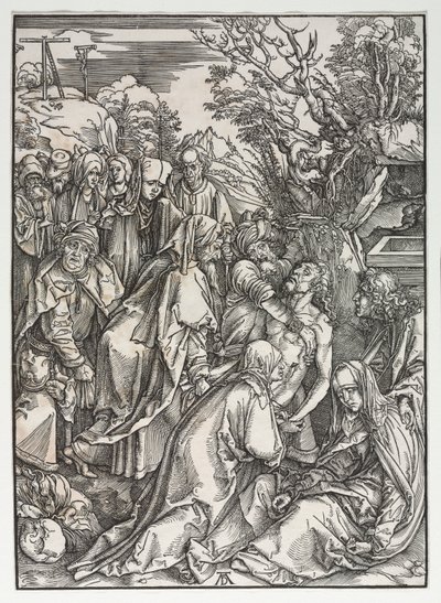 Velká vášeň: Depozice. od Albrecht Dürer