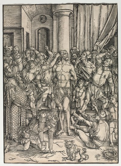 Velká vášeň: Bičování. od Albrecht Dürer