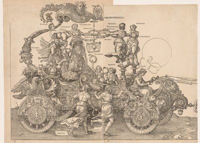 Velký triumfální vůz císaře Maxmiliána, 1523. od Albrecht Dürer