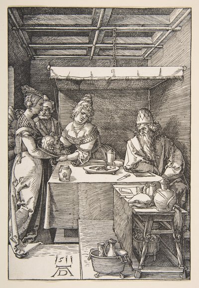 Hlava svatého Jana Křtitele přinesená Herodovi.n.d. od Albrecht Dürer